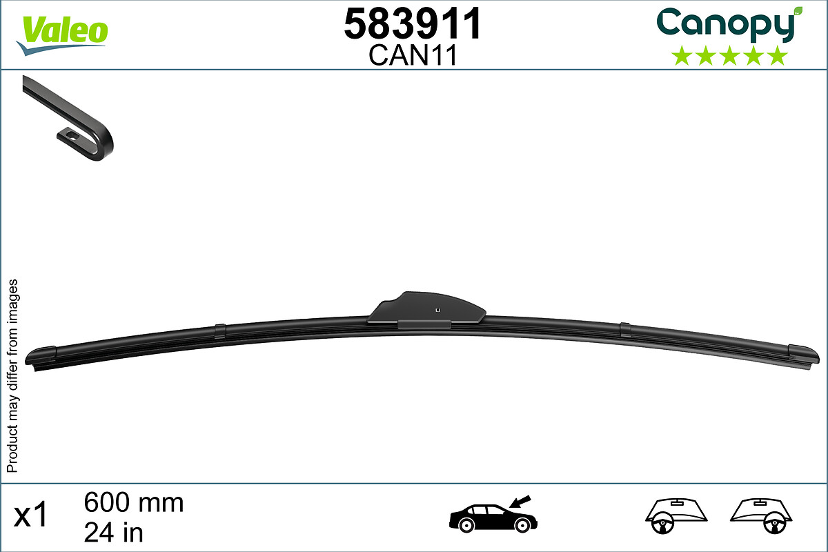 Lamela stergator VALEO 583911